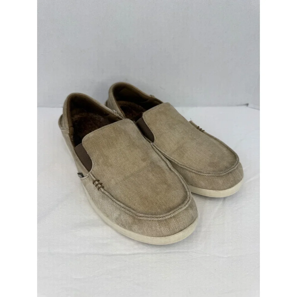 Reef Cushion Matey WC Khaki Tan‎ Slip On Loafers Mens 9.5 CI3691